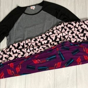 Lularoe LOT 2 pair of Leggings and 1 Irma